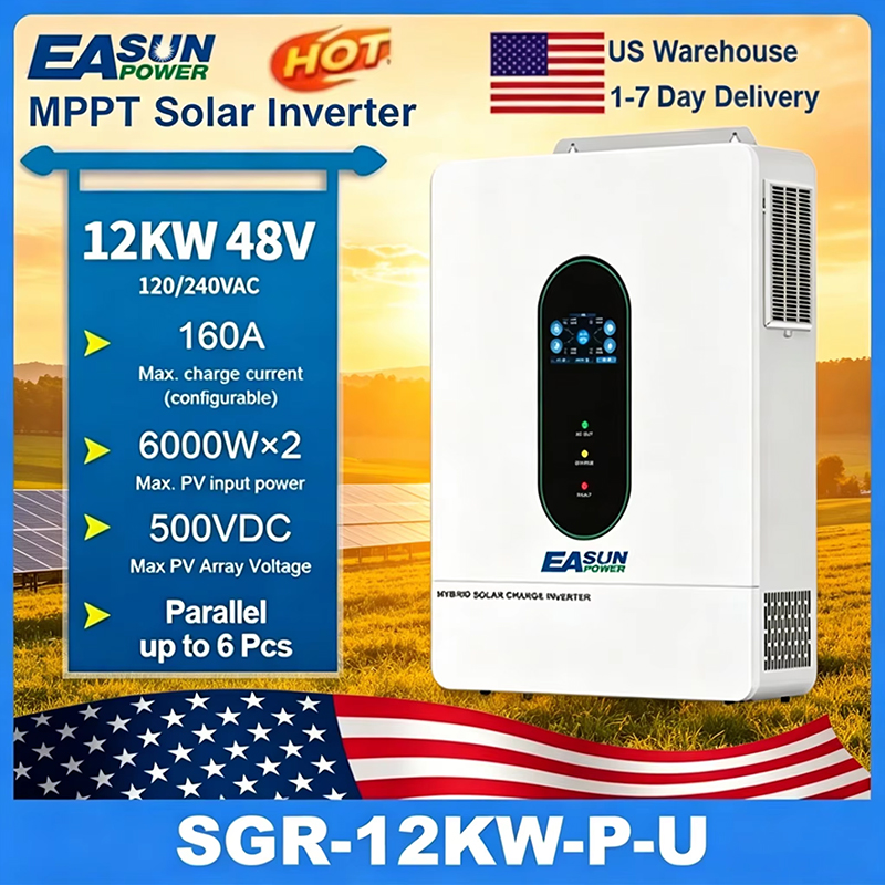 EASUN POWER 120V/110V 12KW 하이브 - Grid Tie Inverter Limiter 2000W 리뷰 및 가격