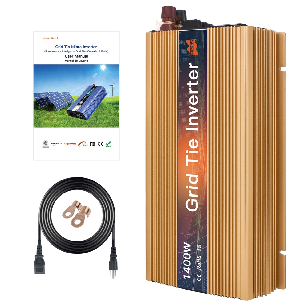 MPPT 태양광 온 그리드 타이 마이크로인버터, EU  - Micro Inverter 1400W Solar Grid Tie 리뷰 및 가격
