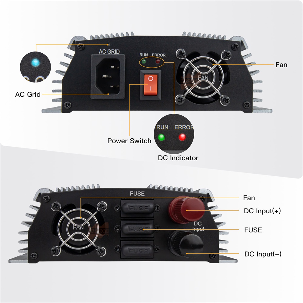 1400W 태양광 MPPT 마이크로 인버터 온그리드 타 - Micro Inverter 1400W Solar Grid Tie 리뷰 및 가격